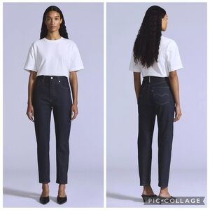 LEVIS Japanese Selvedge High Rise Slim Dark Wash Jeans Women’s 27x29